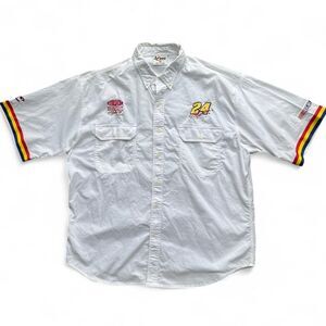 1996 Chase Authentic Men’s 3XL NASCAR Jeff Gordon Dupont Racing Button Shirt